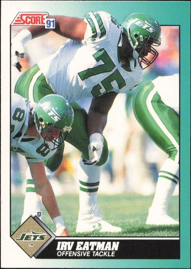 1991 Score Supplemental Irv Eatman #41T trading card