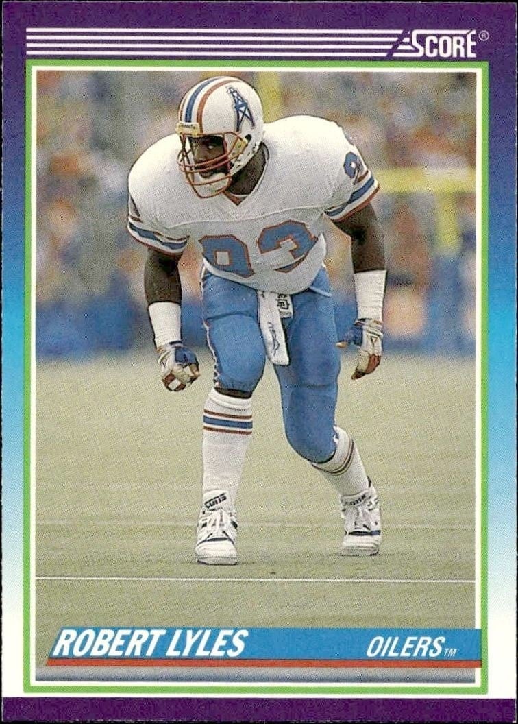 1990 Score Robert Lyles #451 trading card