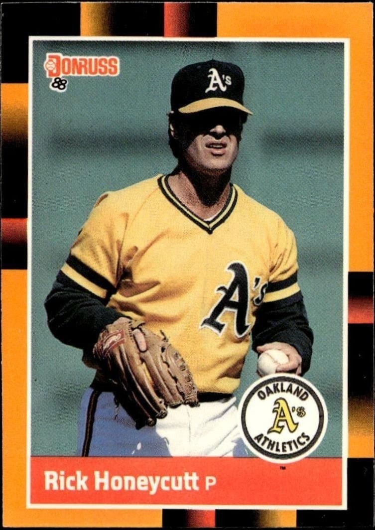 1988 Donruss Baseball's Best Rick Honeycutt #211 trading card