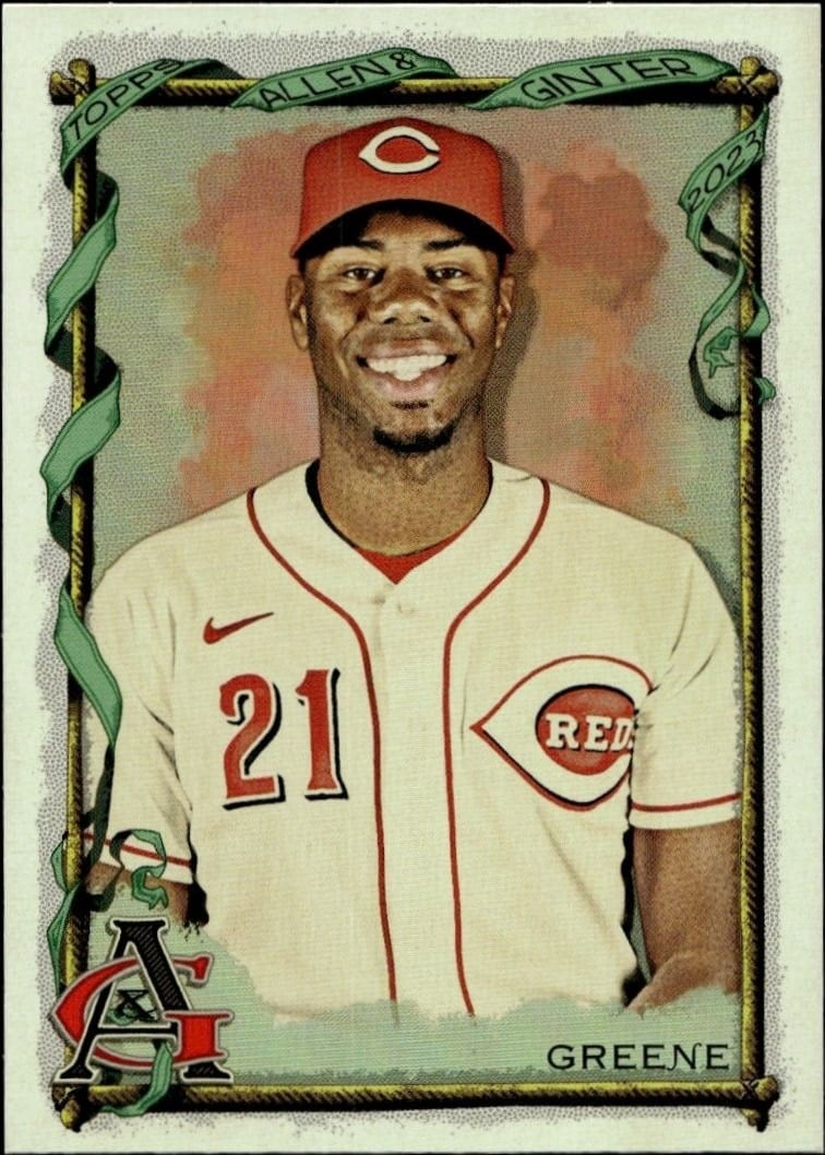 2023 Topps Allen & Ginter Hunter Greene #182 trading card