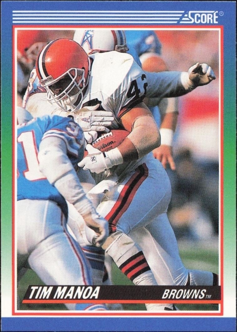 1990 Score Tim Manoa #403 trading card