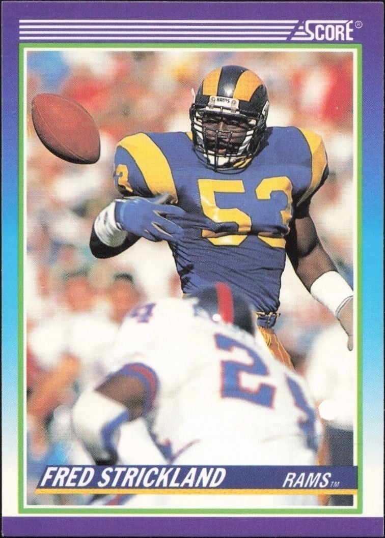 1990 Score Fred Strickland #497 trading card