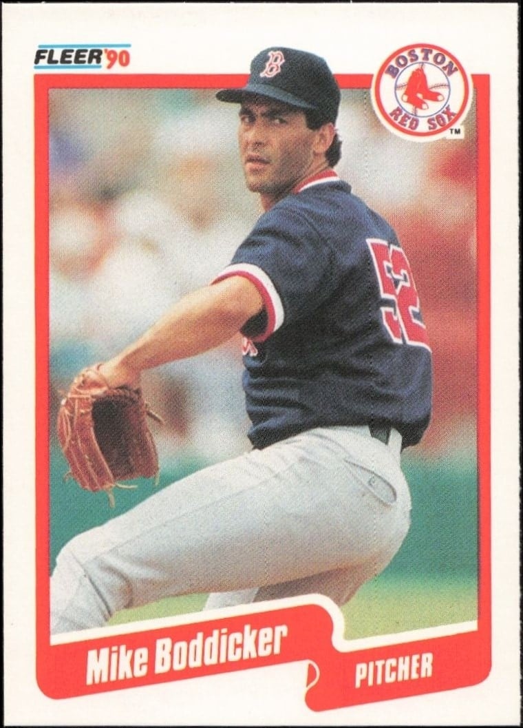 1990 Fleer Mike Boddicker #267 baseball trading card front
