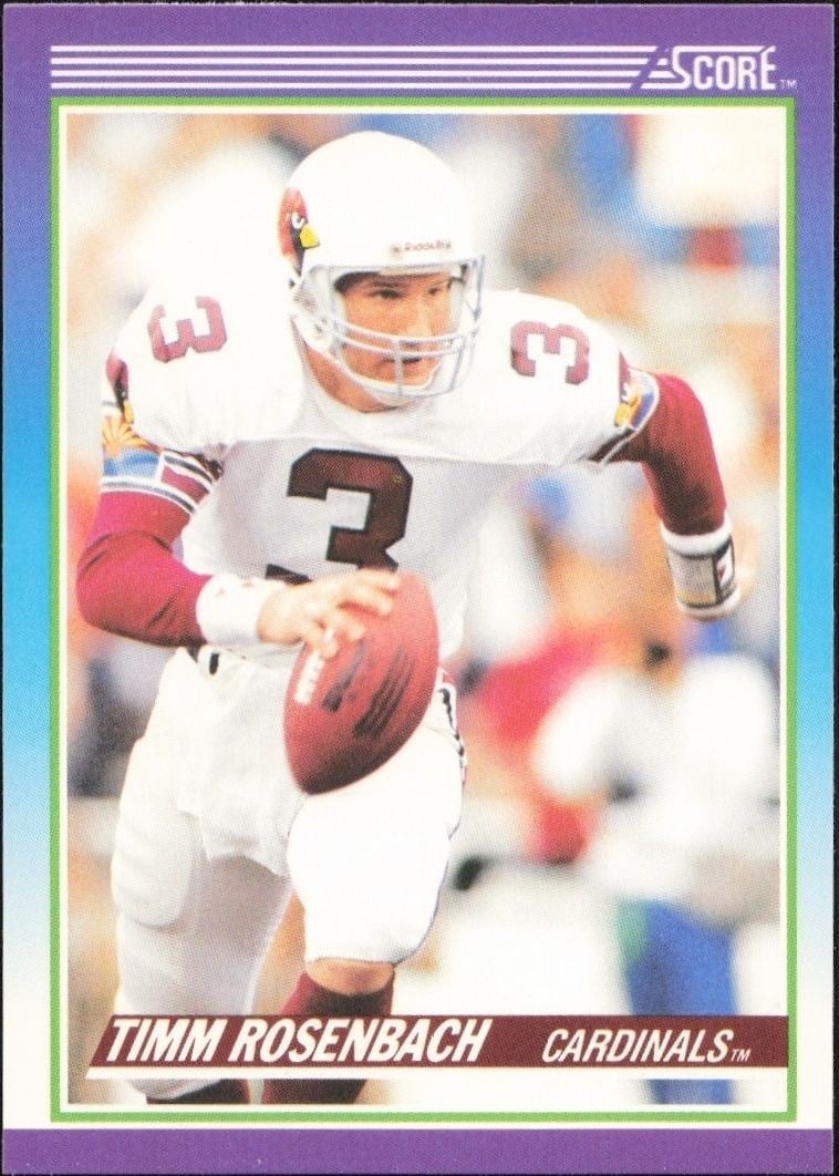 1990 Score Timm Rosenbach #163 trading card