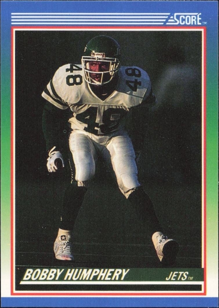 1990 Score Bobby Humphery #49 trading card