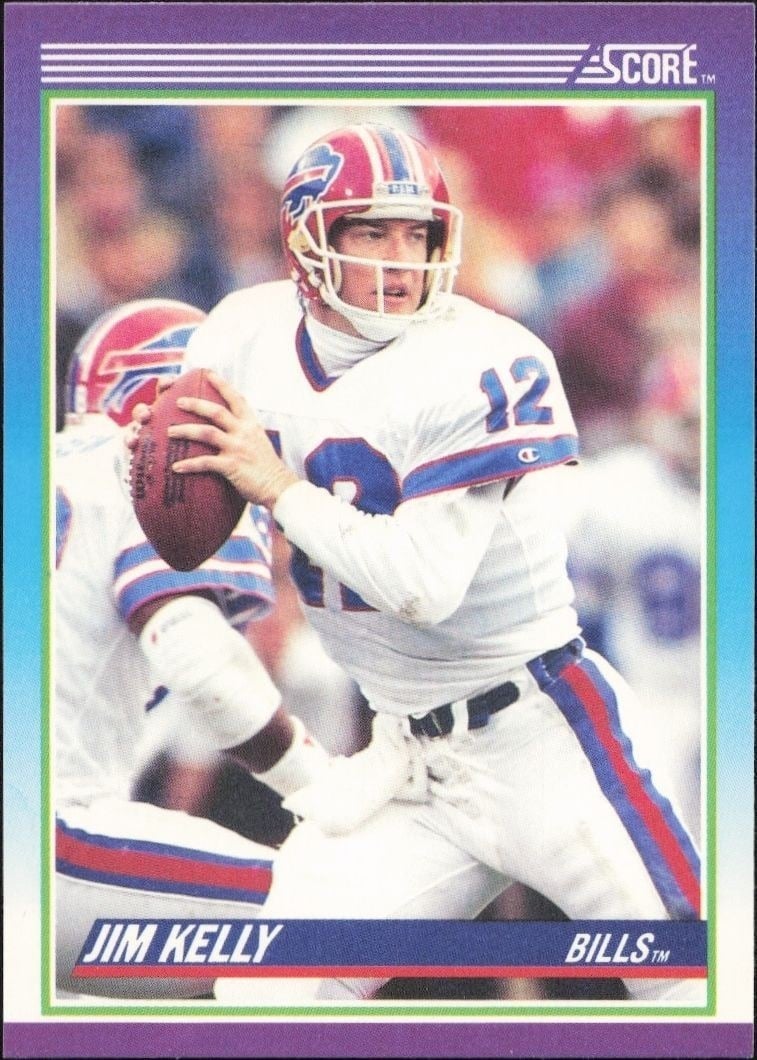 1990 Score Jim Kelly #112 trading card