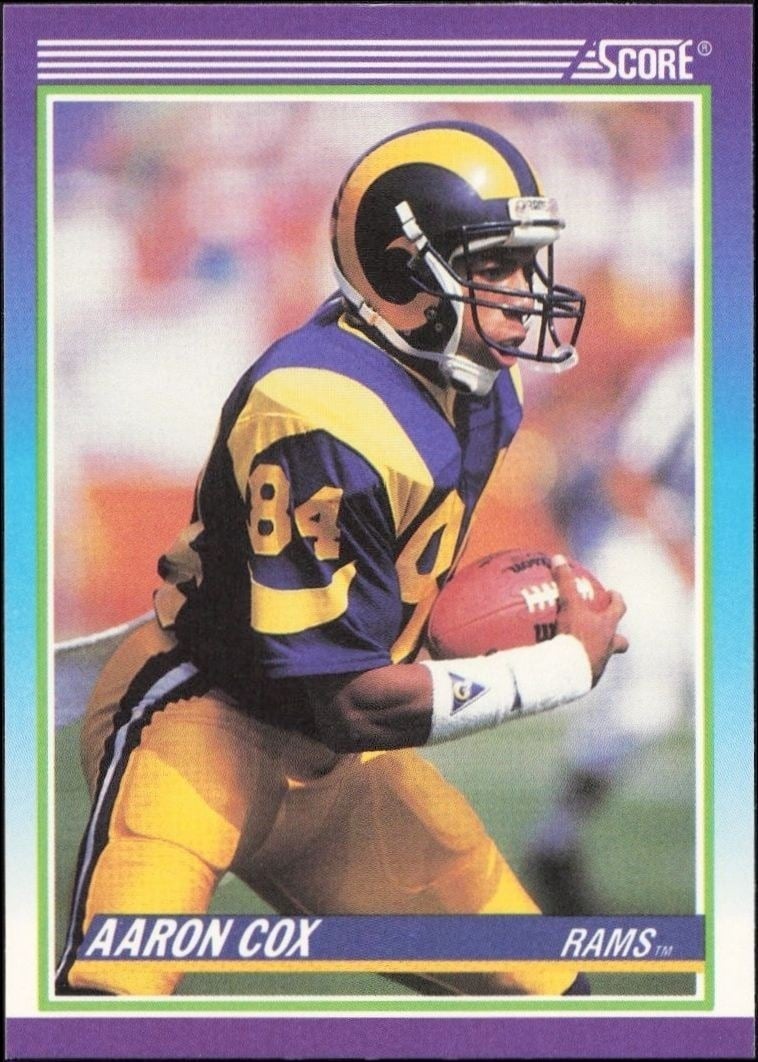 1989 Score Aaron Cox #533 trading card