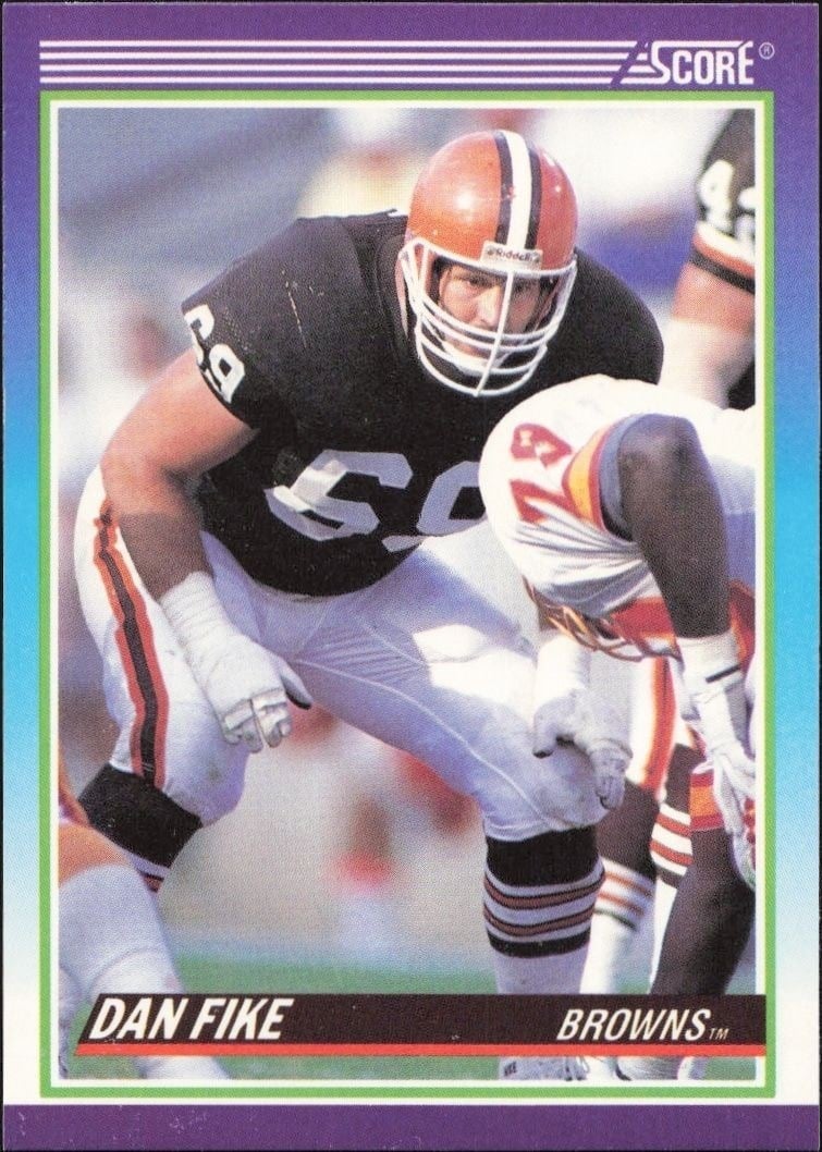 1990 Score Dan Fike #543 trading card