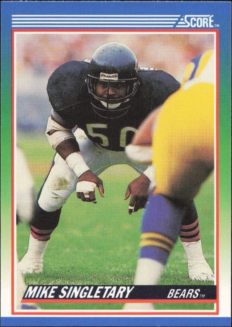 1990 Score Mike Singletary #3 trading card