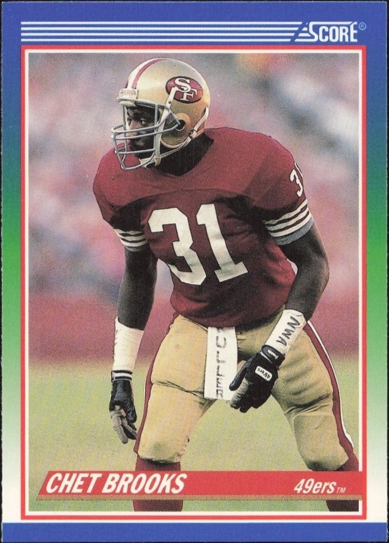 1990 Score Chet Brooks #436 trading card
