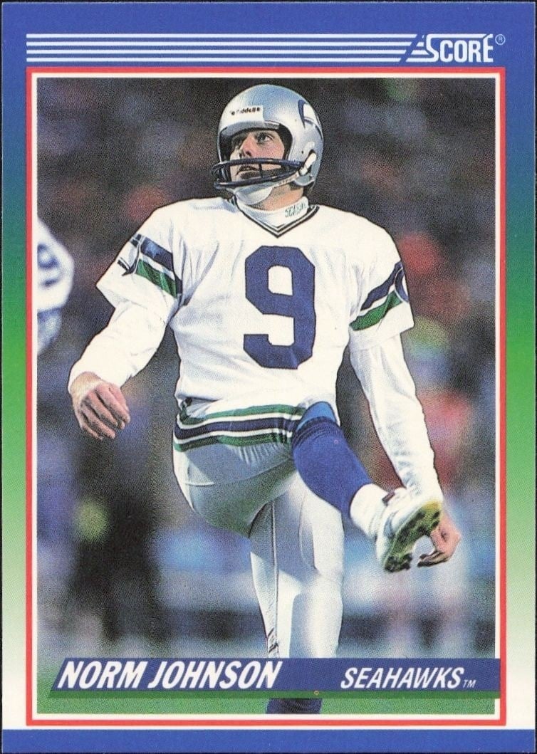 1990 Score Norm Johnson #410 trading card