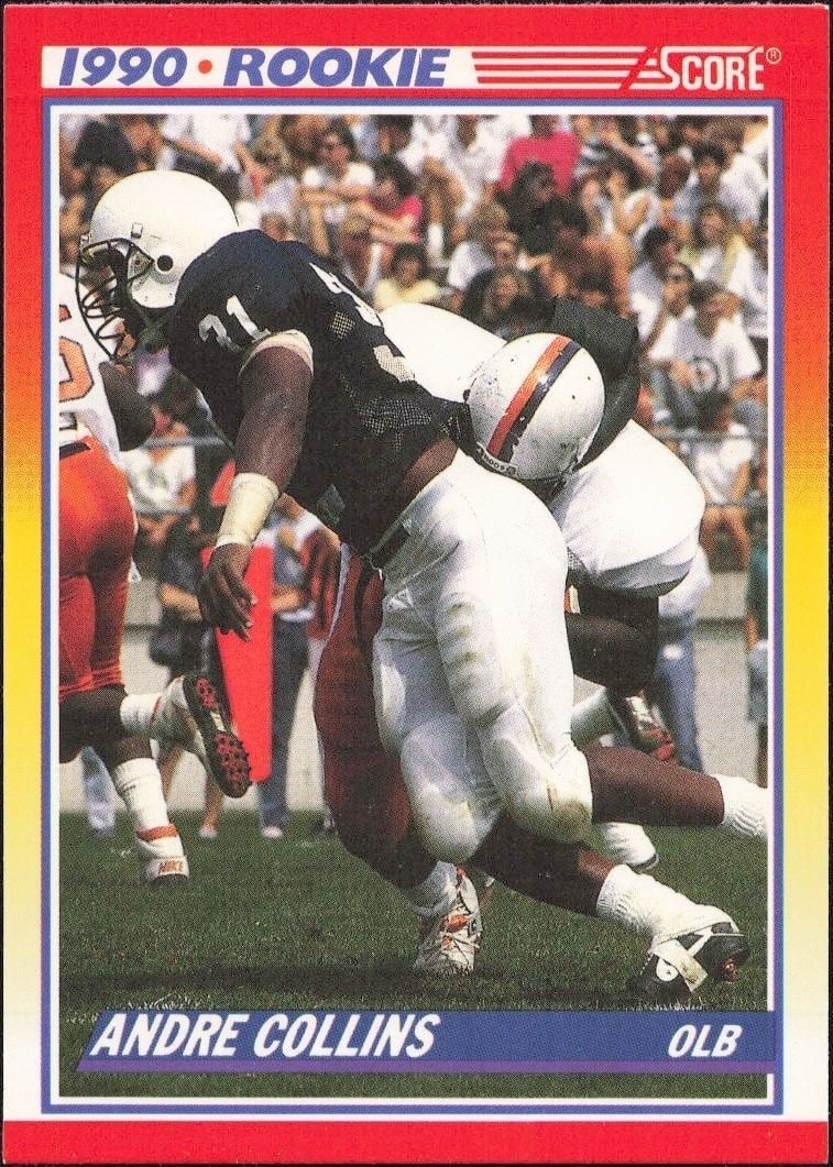 1990 Score Andre Collins #630 trading card