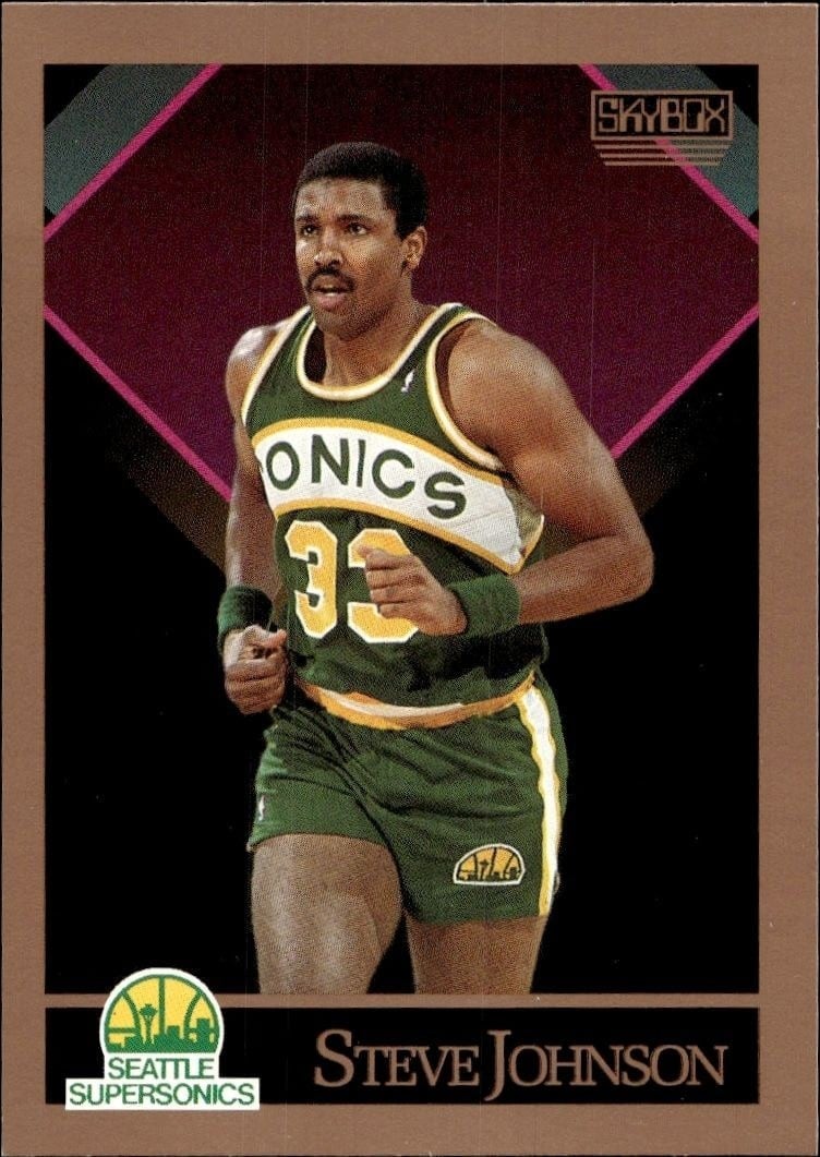 1990-91 Skybox Steve Johnson #267 trading card