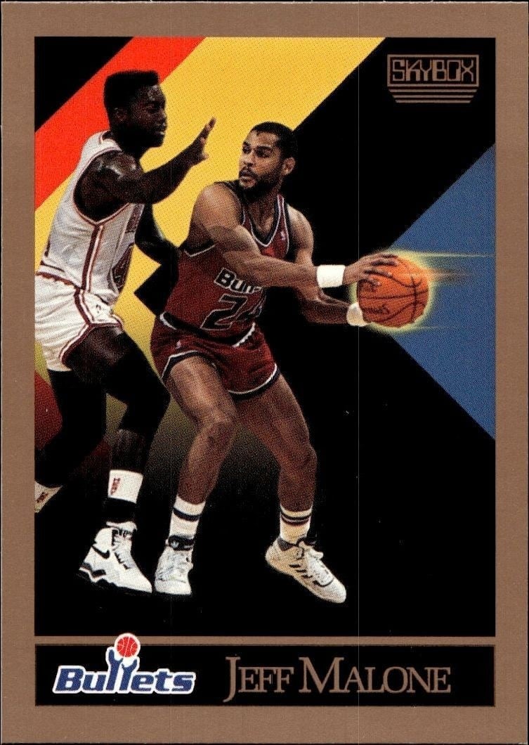 1990-91 Skybox Jeff Malone #292 trading card