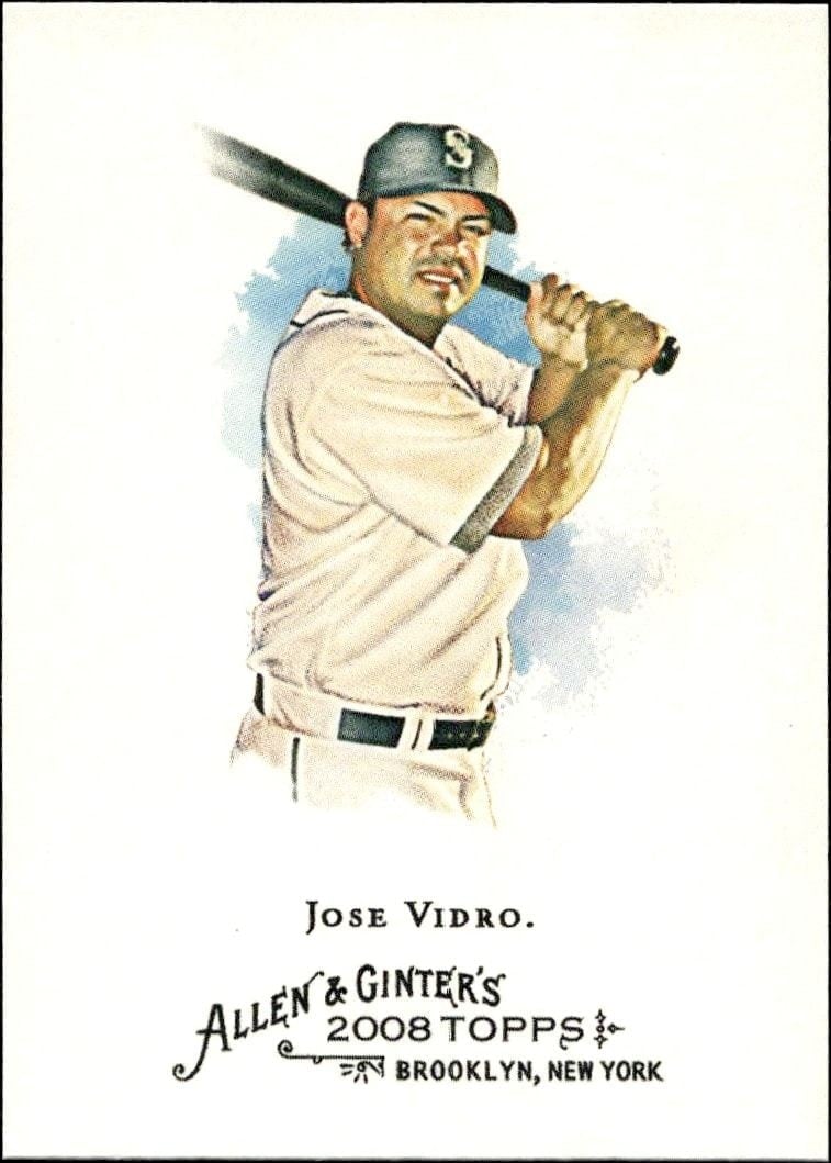 2008 Topps Allen & Ginter Jose Vidro #178 trading card