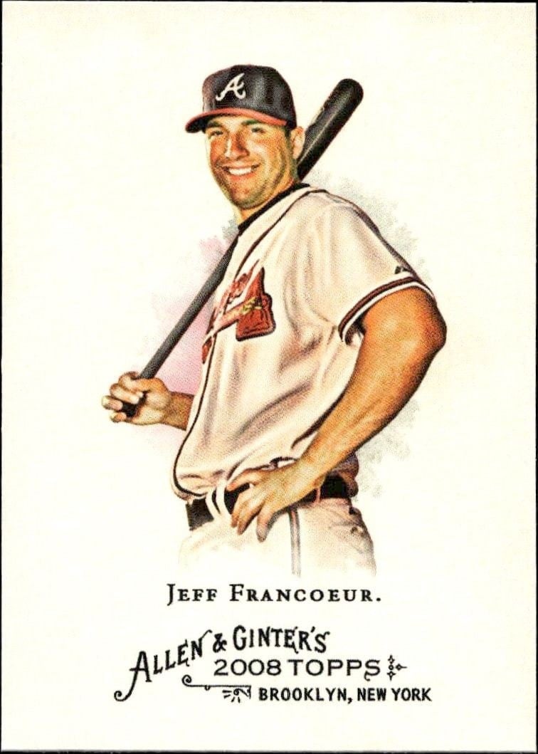 2008 Topps Allen & Ginter Jeff Francoeur #206 trading card