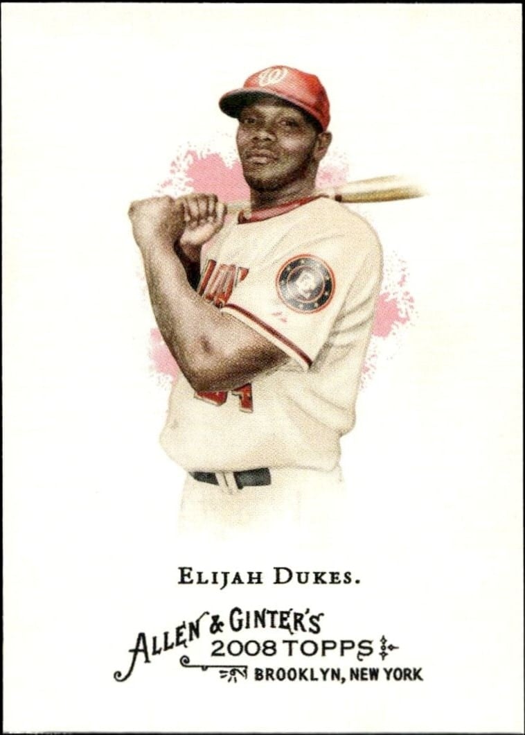 2008 Topps Allen & Ginter Elijah Dukes #292 trading card
