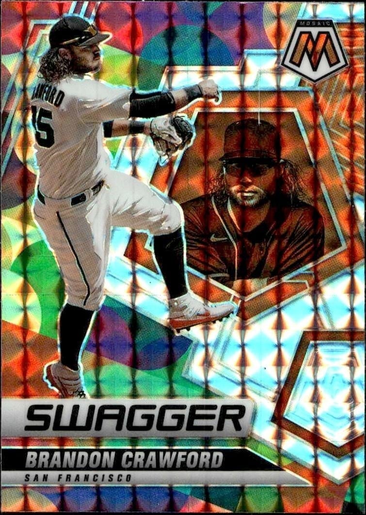 2022 Panini Mosaic Brandon Crawford #SW-12 trading card