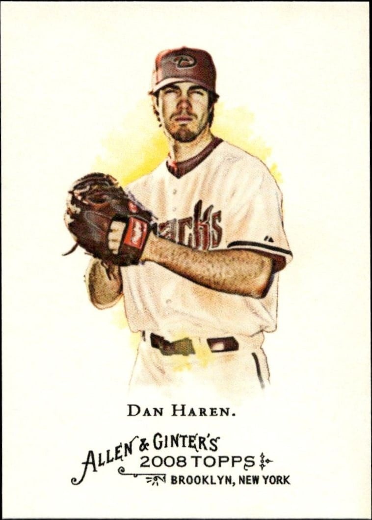 2008 Topps Allen & Ginter Dan Haren #235 trading card