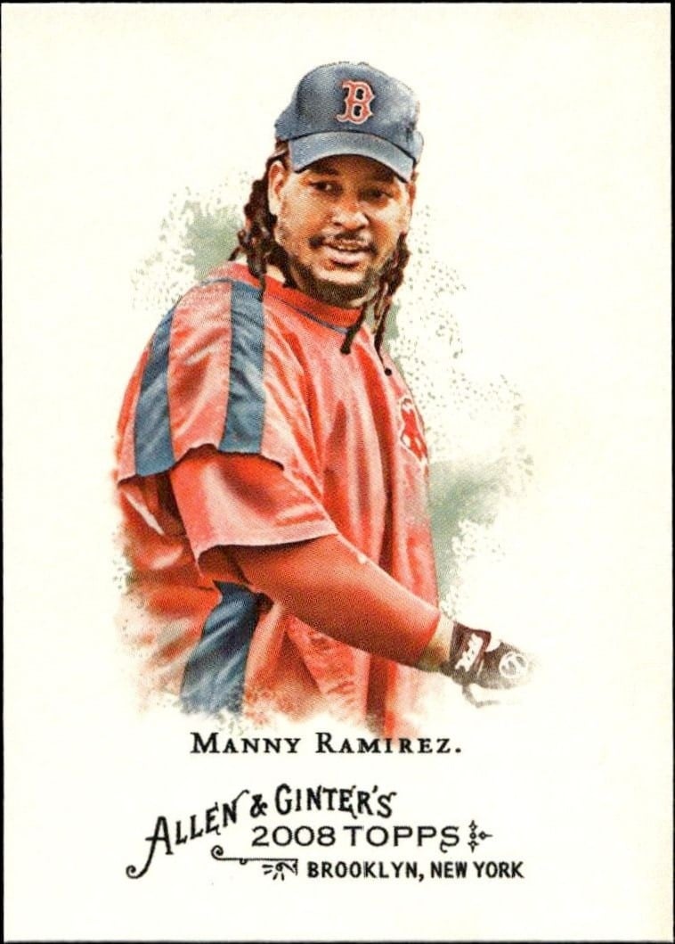 2008 Topps Allen & Ginter Manny Ramirez #10 trading card