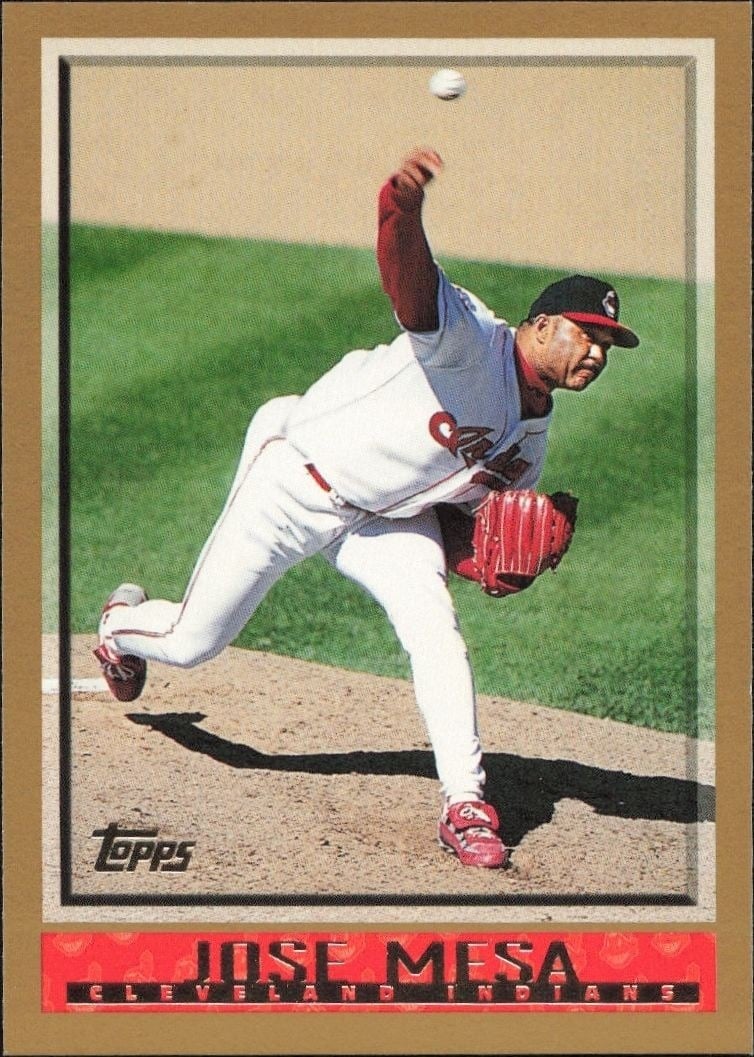1998 Topps Series 1 Jose Mesa #216 trading card