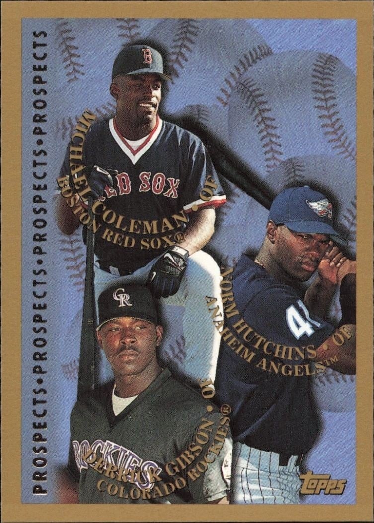 1998 Topps Derrick Gibson #484 trading card