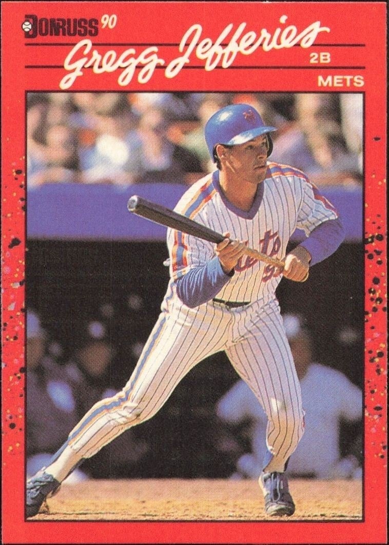 1990 Donruss Gregg Jefferies #270 trading card