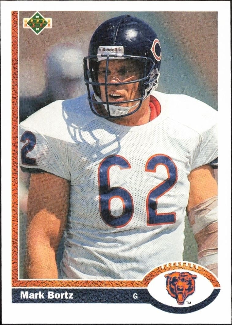 1991 Upper-Deck Mark Bortz #206 trading card