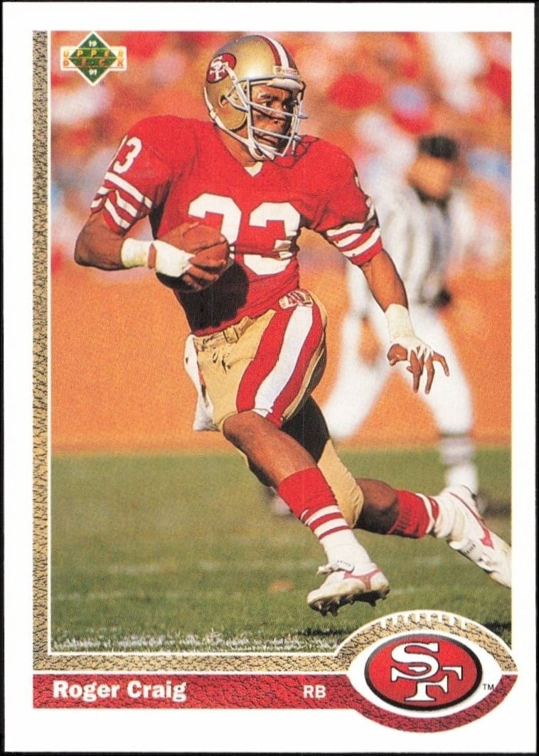 1991 Upper-Deck Roger Craig #143 trading card