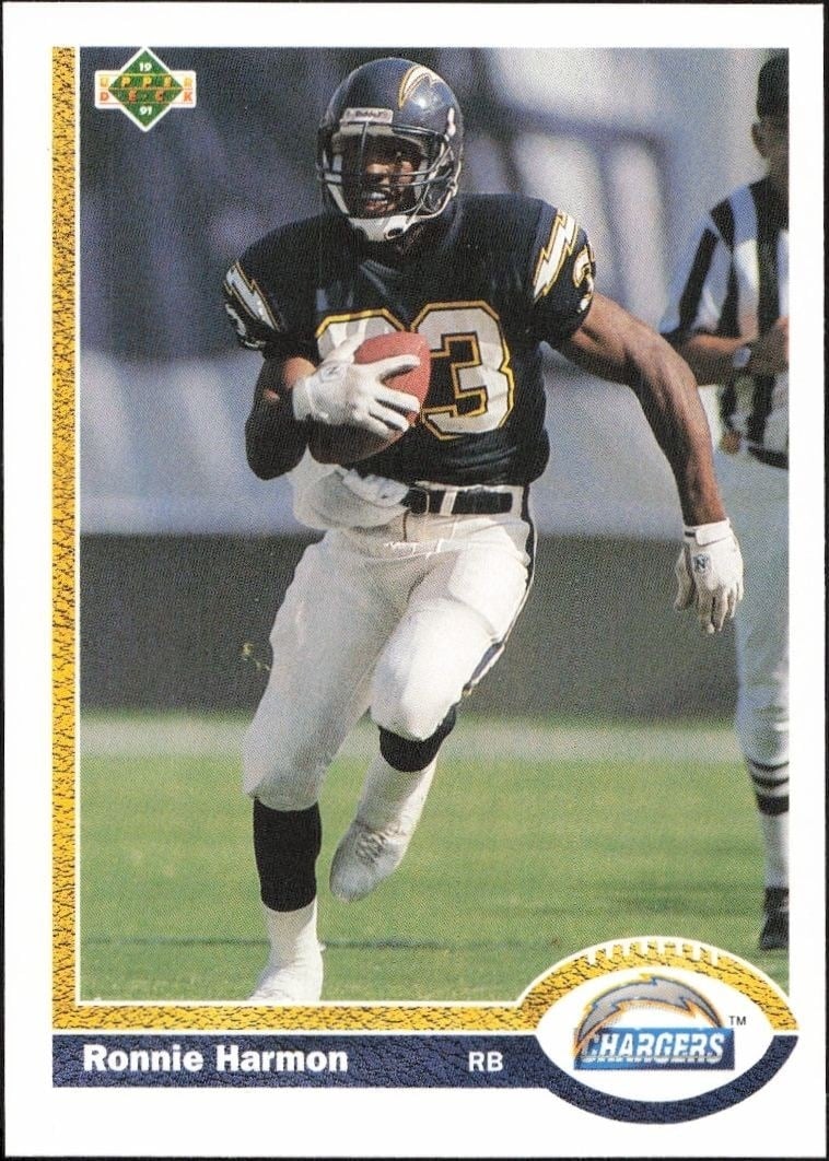 1991 Upper-Deck Ronnie Harmon #149 trading card