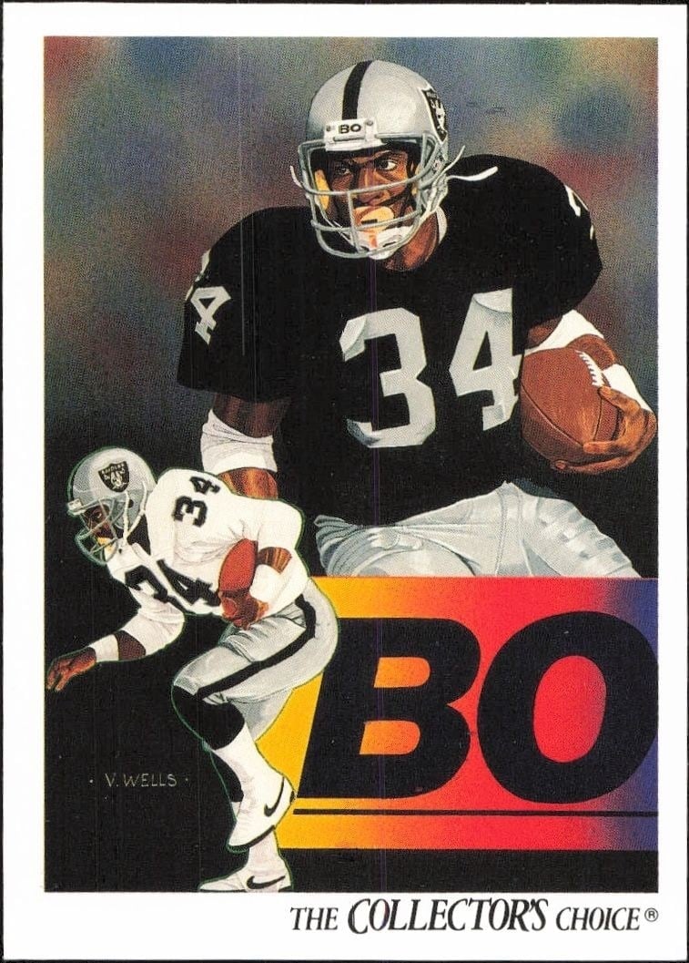 1991 Upper-Deck Bo Jackson #93 trading card