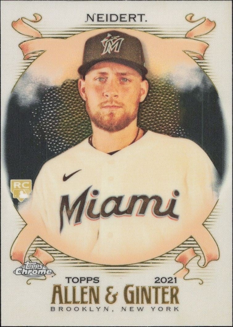 2021 Topps Allen & Ginter Chrome Nick Neidert #300 trading card