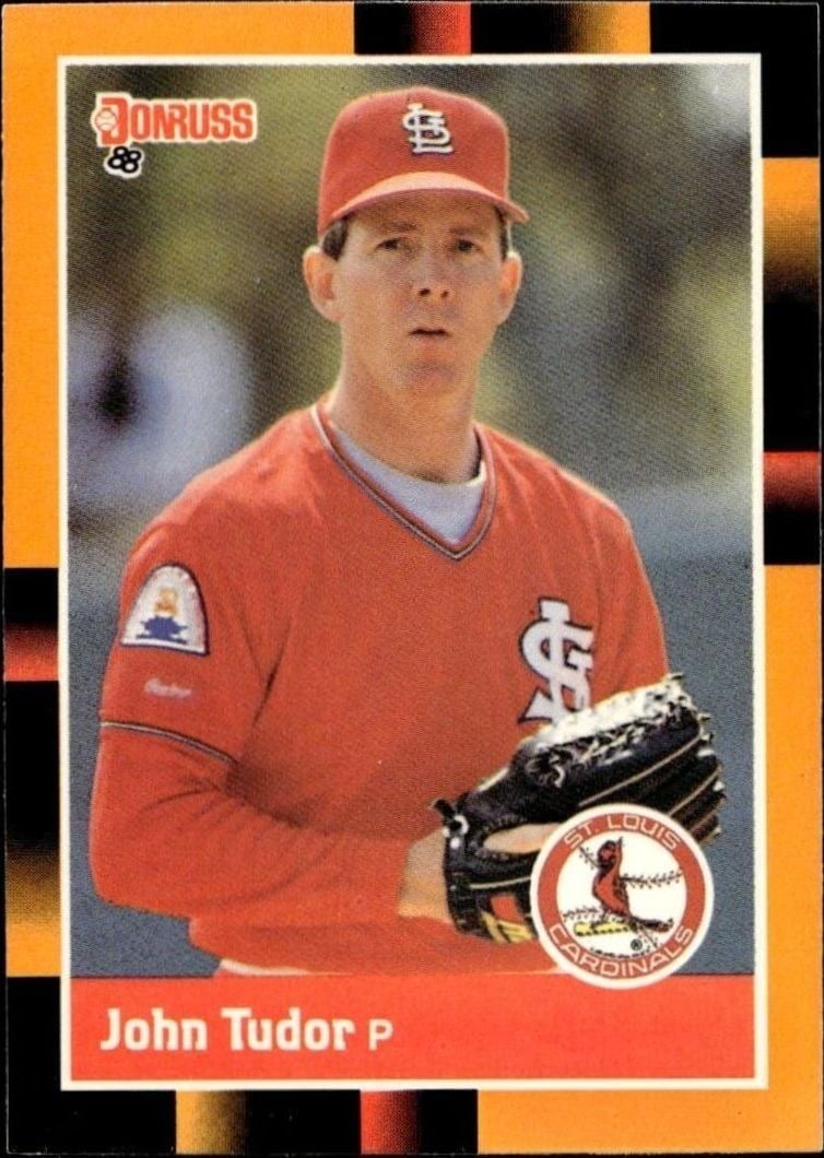 John Tudor 1988 Donruss Baseball's Best #212 Baseball Trading Card - Front 1988 Donruss Baseball's Best John Tudor #212 baseball trading card front