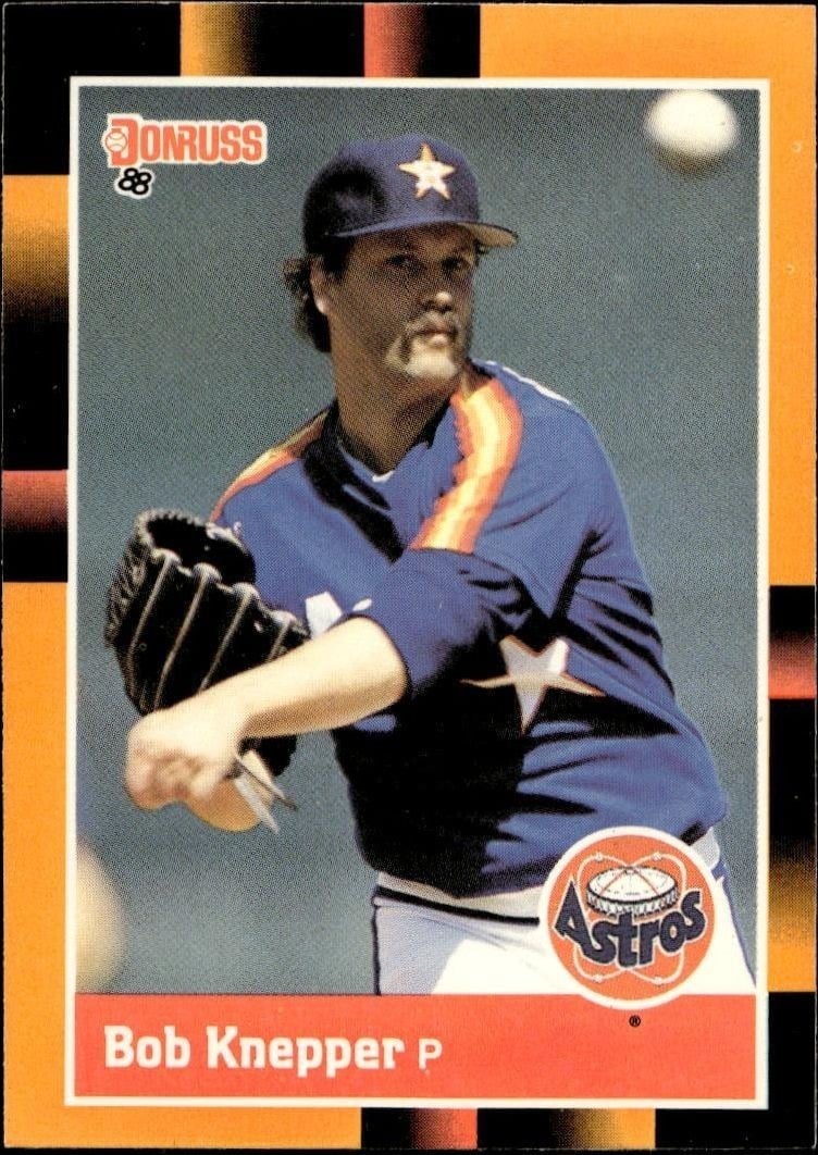 Bob Knepper 1988 Donruss Baseball's Best #176 Baseball Trading Card - Front 1988 Donruss Baseball's Best Bob Knepper #176 baseball trading card front