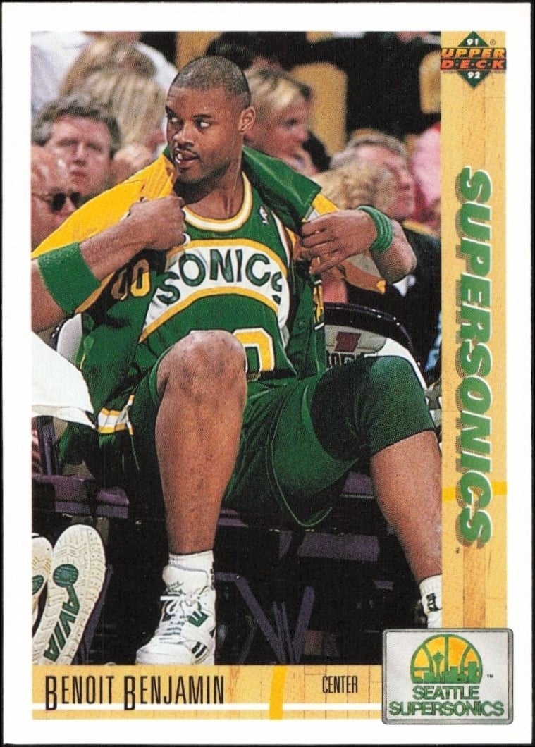 1991-92 Upper-Deck Benoit Benjamin #159 trading card
