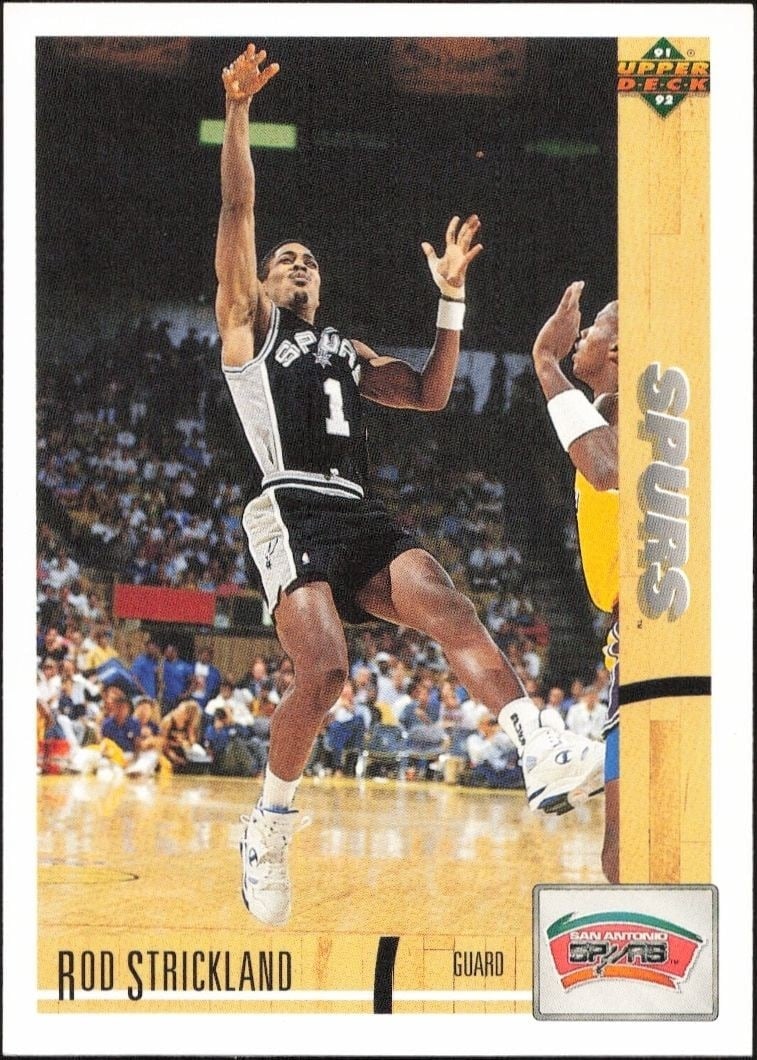 1991-92 Upper-Deck Rod Strickland #214 trading card