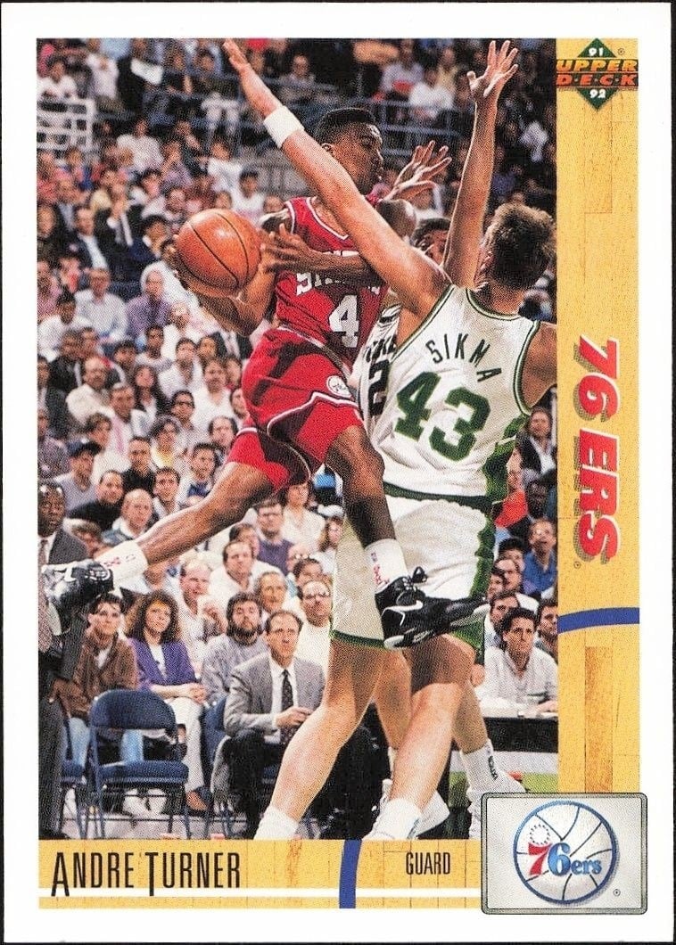 1991-92 Upper Deck Andre Turner #134 basketball trading card front
