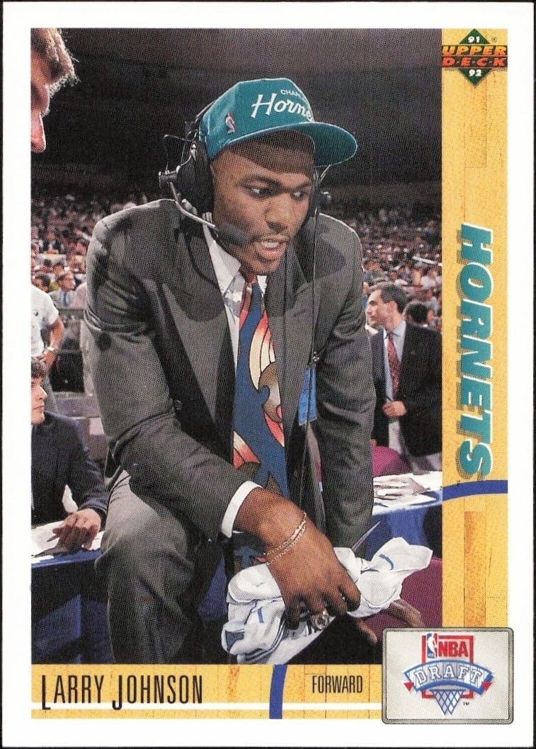 1991-92 Upper Deck Larry Johnson #2 basketball trading card front