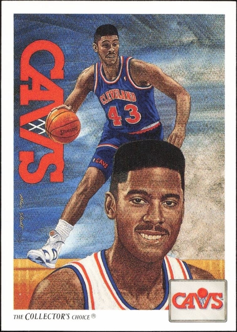 1991-92 Upper Deck Brad Daugherty #76 basketball trading card front