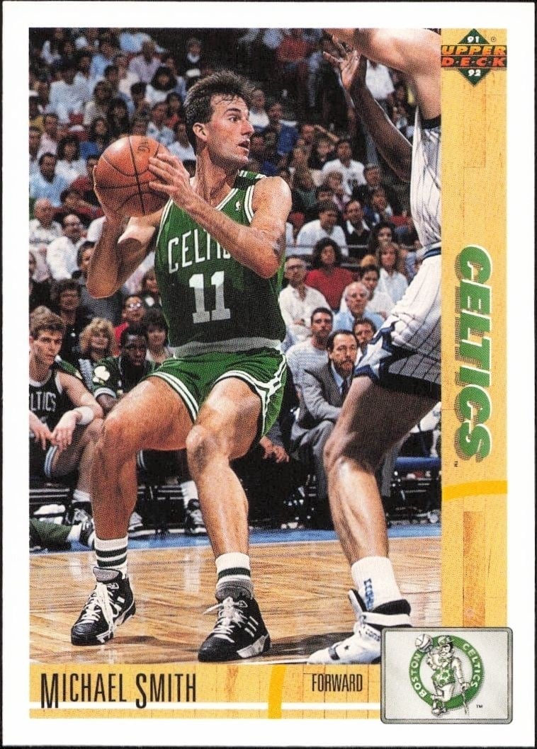 1991-92 Upper Deck Michael Smith #121 basketball trading card front