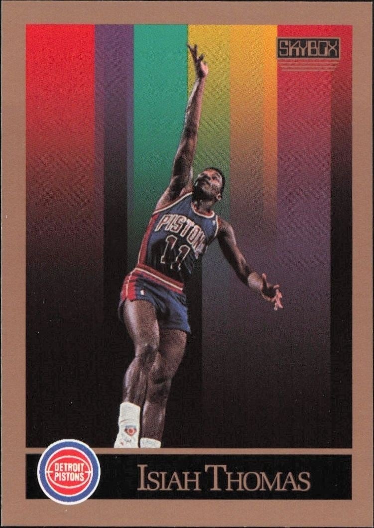 1990-91 Skybox Isiah Thomas #93 trading card