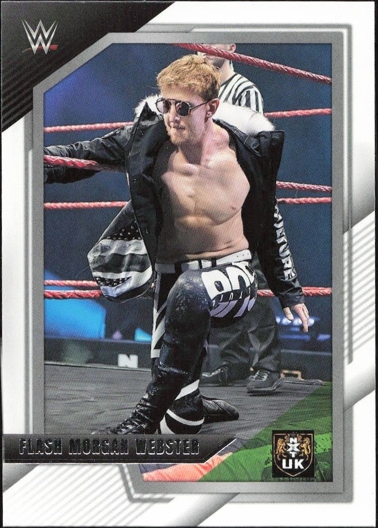 2022 Panini WWE NXT UK Flash Morgan Webster #48 trading card