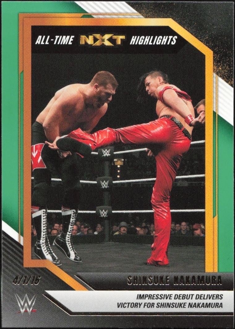 2022 Panini WWE NXT Shinsuke Nakamura #20 trading card