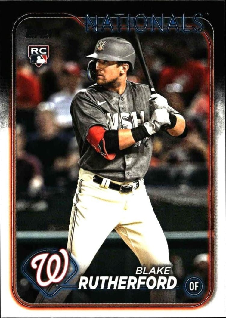 Blake Rutherford 2024 Topps Series 2 #637 Baseball Trading Card - Front 2024 Topps Series 2 Blake Rutherford #637 baseball trading card front