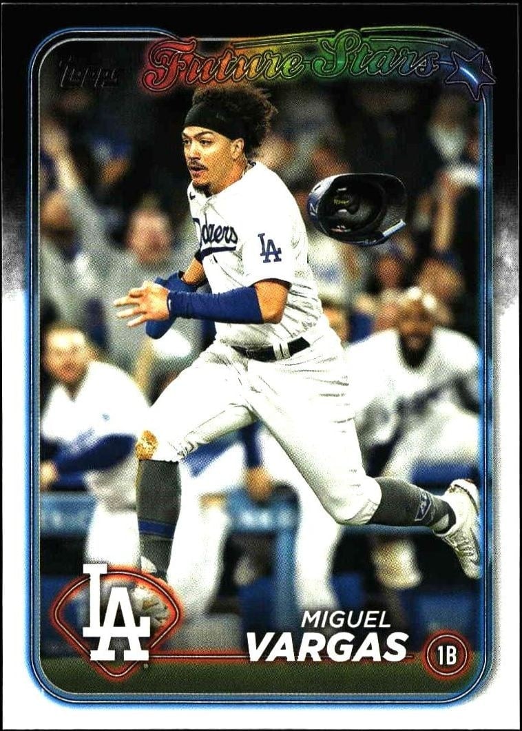 2024 Topps Series 2 Miguel Vargas #541 baseball trading card front
