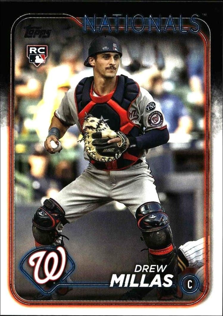 Drew Millas 2024 Topps Series 2 #530 Baseball Trading Card - Front 2024 Topps Series 2 Drew Millas #530 baseball trading card front