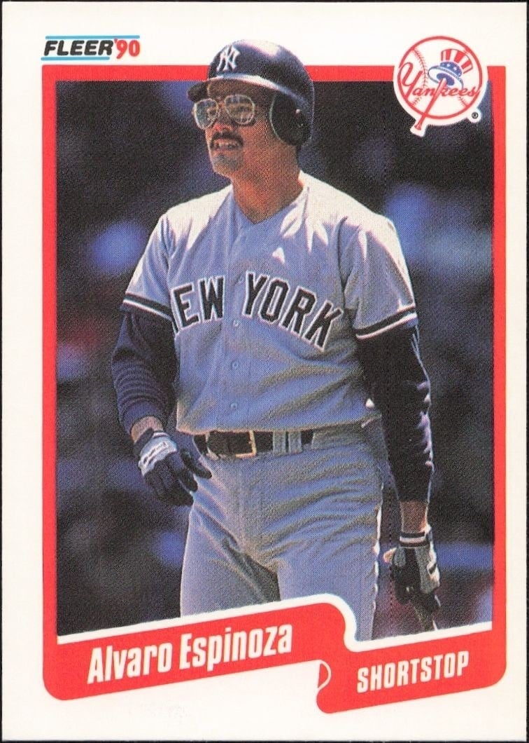 1990 Fleer Alvaro Espinoza #441 trading card