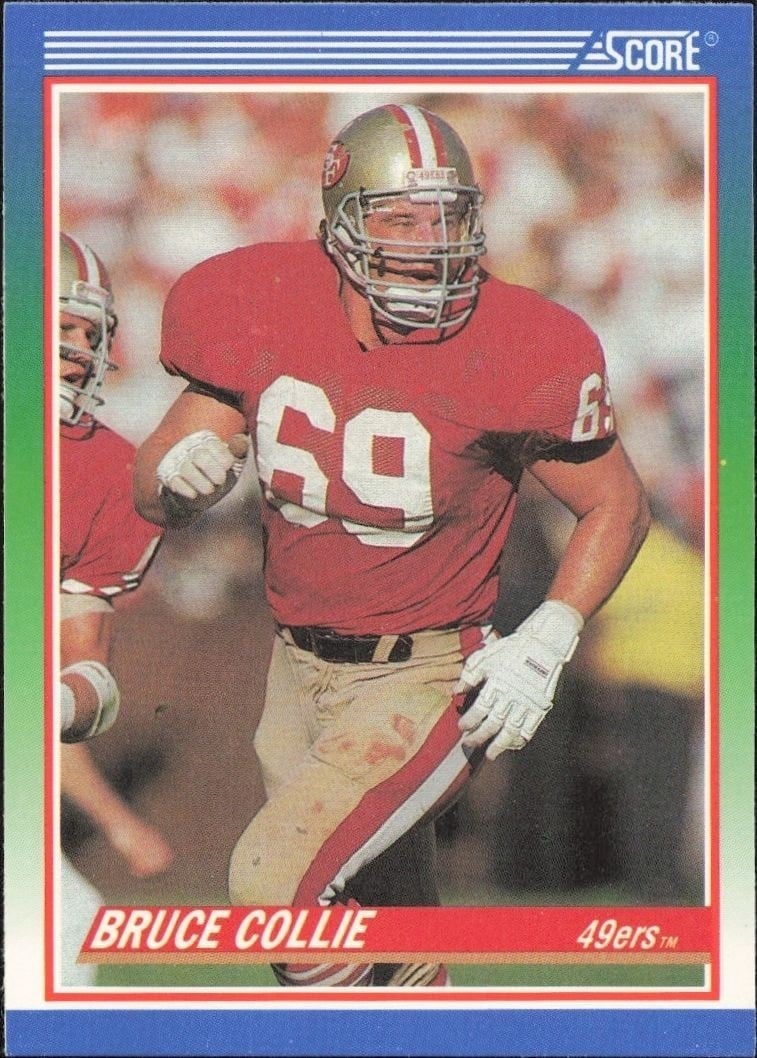 1990 Score Bruce Collie #365 trading card