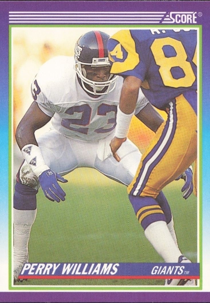 1990 Score Perry Williams #471 trading card