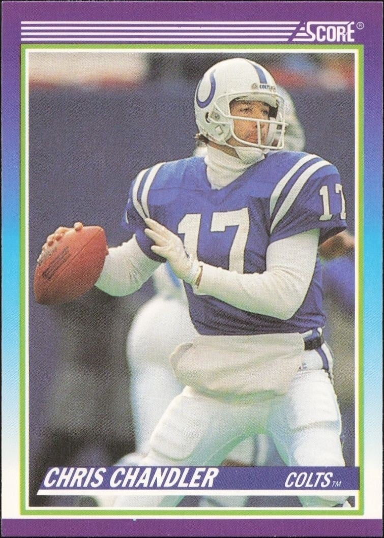1990 Score Chris Chandler #490 trading card